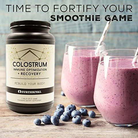 Pó de Colostro (184g), Otimização Imunológica - Surthrival