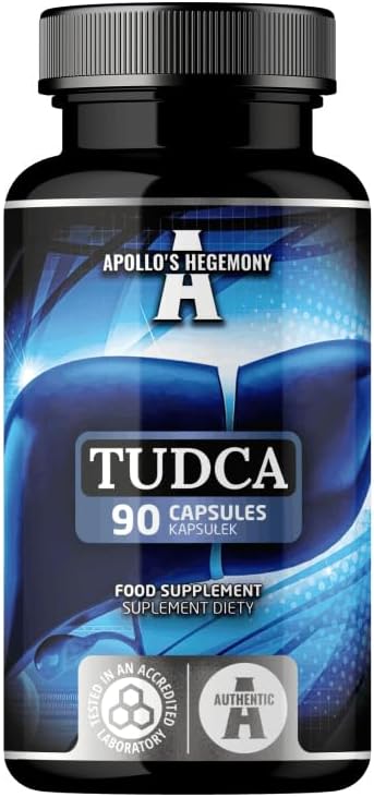 APOLLO'S HEGEMONY - Apollo’s Hegemony Tudca 100mg – 90 Cápsulas Veganas – Suplemento Dietético de Sal Biliar para Apoiar a Digestão e Função Hepática – Fornecimento de 3 Meses