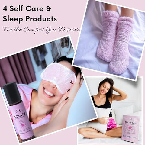 VogueNow - Kit Spa para Mulheres (Conjunto de 22) – Autocuidado Premium com Banho, Sono e Cuidados com a Pele