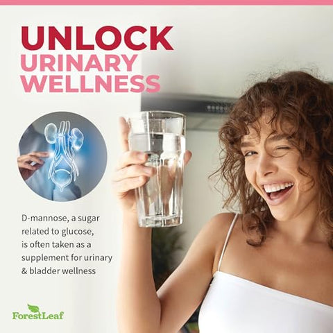 D Mannose 1000mg Cápsulas – D-Mannose com Cranberry e Hibisco | Compre Agora! - ForestLeaf