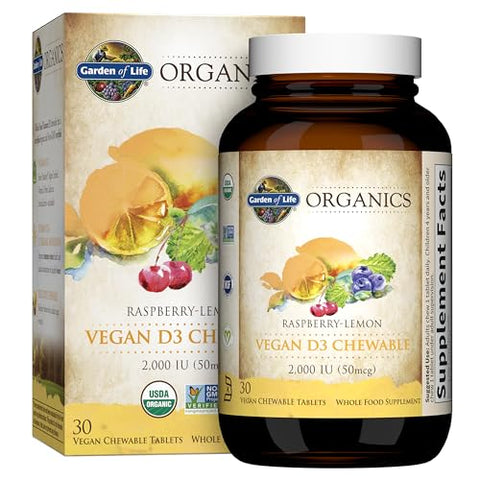 Gomas Orgânicas Pré-Natais com D3 e Vitaminas B – 60 gomas - Garden of Life