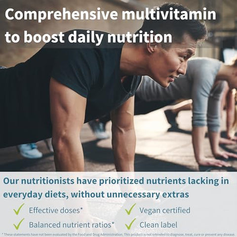 Igennus Healthcare Nutrition - Multivitamínico Masculino Metilado, Suplemento MTHFR com Vitaminas B Ativas, Alta Potência 2 por Dia para Liberação Sustentada, Adicionado de Licopeno, Rótulo Limpo, Não-OGM