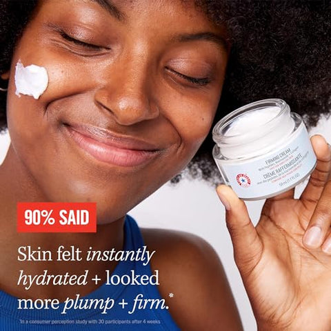 Creme Firmeza First Aid Beauty com Colágeno, Peptídeos e Niacinamida – Hidratante Facial Anti-Envelhecimento Dia e Noite – 50ml
