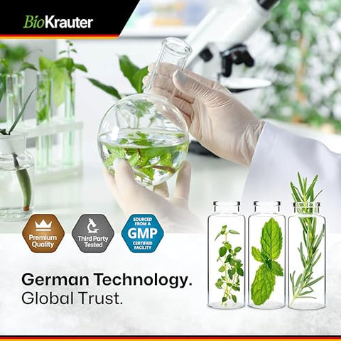 BIO KRAUTER - Bacopa Monnieri Orgânica – Tintura Líquida de Suporte à Saúde Cognitiva – Extrato Herbal Orgânico de Bacopa – Álcool