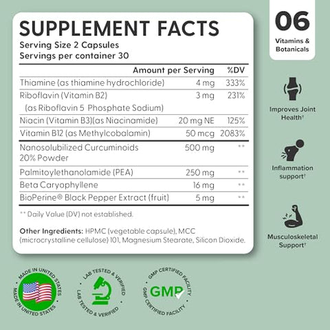 Vital Step – Suporte para Articulações, Resposta Inflamatória Saudável, Suporte à Mobilidade – 30 Dias de Fornecimento - nooro
