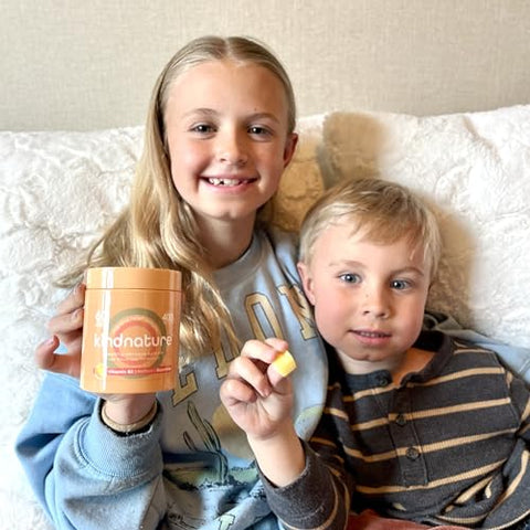 kindnature - Kind Nature Gummies de Vitamina B2 – Riboflavina 400mg para Crianças | Suplemento Infantil