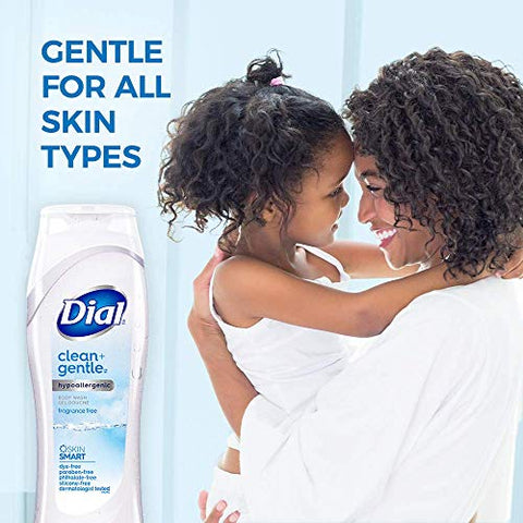 Clean Sabonete Líquido Suave, Sem Fragrância, 6 Unidades, 621 ml - Dial