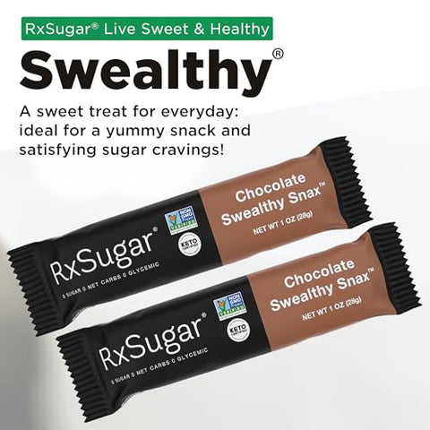 Chocolate Swealthy Snax – Delicioso lanche para diabéticos, 100g - RxSugar