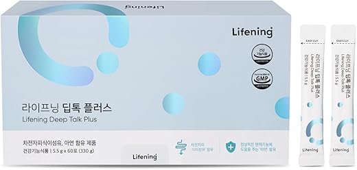 Lifening Deep Talk Plus 5.5g x 60ea | Pó para Saúde Intestinal | Gerenciamento de Peso | K-Beauty - gadi place
