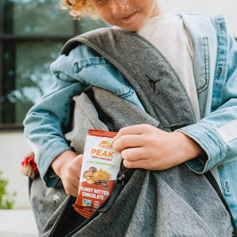 Probar - PROBAR – Barra de Snack de Manteiga de Amendoim e Chocolate, 4g de Proteína, Sem OGM, Sem Glúten (Embalagem com 12 unidades)