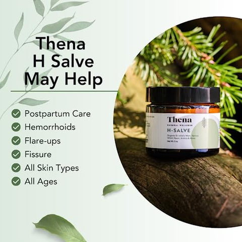 THENA Natural Wellness - Tratamento Intenso para Hemorroidas Creme 100% Natural – Marca Intense Hemorrhoid Cream