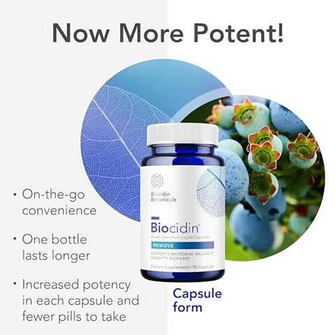 Bio-Botanical Research - Biocidin Capsules – Limpeza Intestinal para um Processo de Desintoxicação Eficiente | 60 cápsulas | Fórmula Poderosa | Marca Biocidin