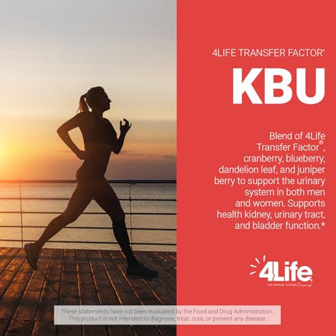 KBU – Suporte Urinário com Fator de Transferência para a Bexiga | 60 cápsulas | 500mg | Marca 4Life - 4Life
