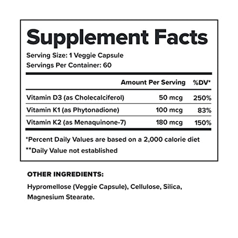 Vitamina D K Natural – Fortaleça sua saúde com a combinação perfeita de nutrientes essenciais - LEGION