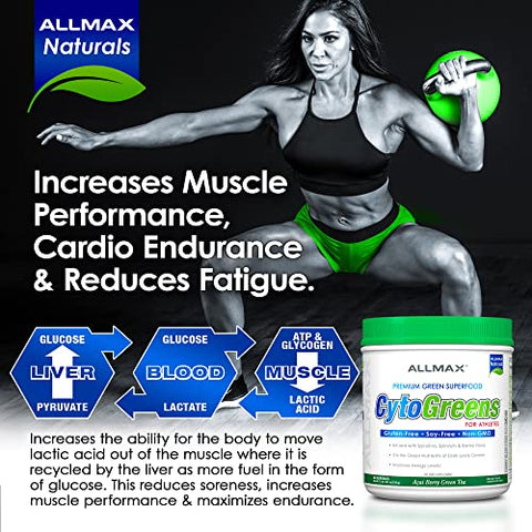 Cytogreens Pó de Super Verdes, com Spirulina e Espinafre | 100g - ALLMAX Nutrition