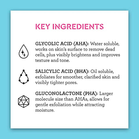 Pro™ Liquid Exfoliant – Tratamento Diário Esfoliante com 11,8% AHA, BHA, PHA – 118 ml (4 fl oz) - Bliss