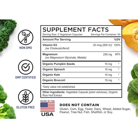 Magnesium Glycinate – Suplemento de Magnésio de Alta Absorção – 100 Cápsulas – 2000 mg por Porção – Promove Relaxamento Muscular e Bem-Estar  de Confiança em Saúde e Bem-Estar - FarmHaven