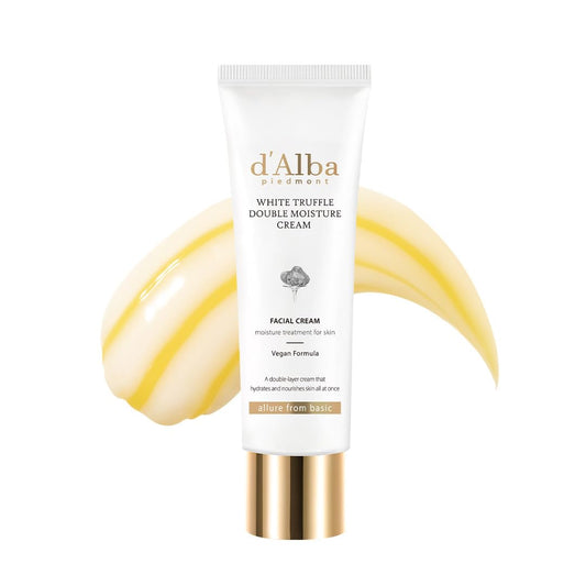 d'alba Piedmont - Creme Hidratante Vegano d’Alba White Truffle Double Moisture – Fórmula Dupla Nutritiva e Firmadora em um Tubo (60g)