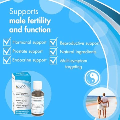 Male Balance – Suporte Homeopático para Próstata e Trato Urinário – 30ml - GUNA