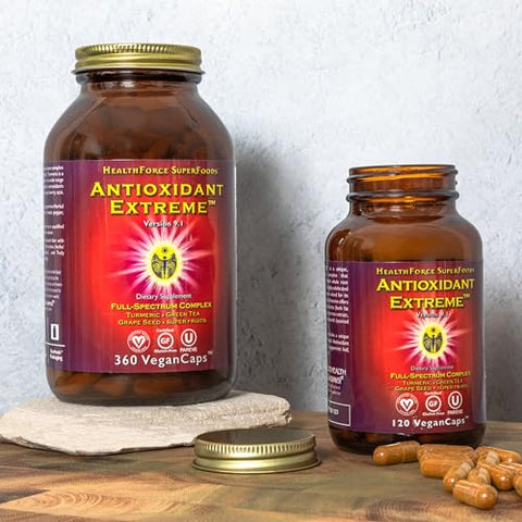Antioxidant Extreme – 360 VeganCaps | Poderosos Antioxidantes Veganos | 360 cápsulas veganas - HEALTHFORCE SUPERFOODS