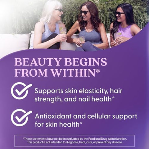 Doctor's BEST - Doctor’s Best – Cabelo e Pele Femininos: Fórmula Avançada para Beleza e Saúde | 60 Cápsulas