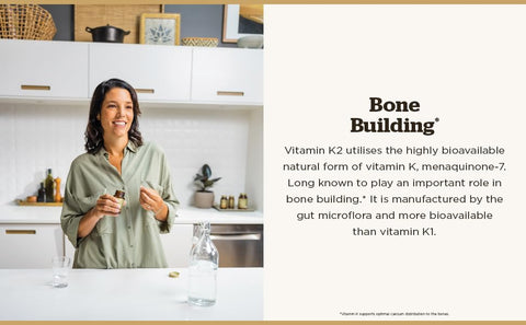 SOLGAR - Solgar Vitamina K2 MK7 100mcg Cápsulas Vegetais – Suporte à Saúde Óssea Fonte Natural de Alimento Integral a partir de Extrato de Natto – Sem OGM e Sem Glúten – 50 Unidades