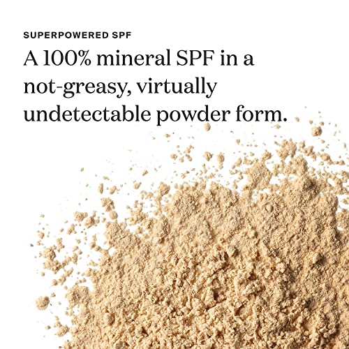 Poof Pó Mineral para o Couro Cabeludo 100% Mineral, 20g – FPS 35 PA Protetor Solar com Amplo Espectro de Proteção UV – Fórmula Livre de Crueldade com Vitamina C – Fácil de Aplicar, Não Oleoso - Supergoop!