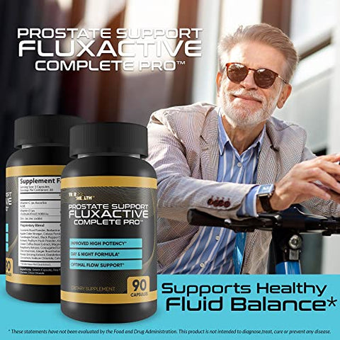 Generic - Prostate Support Fluxactive Complete Pro – Fórmula Premium de Próstata com Panax Ginseng – Promova a Saúde da Próstata para a Saúde Masculina