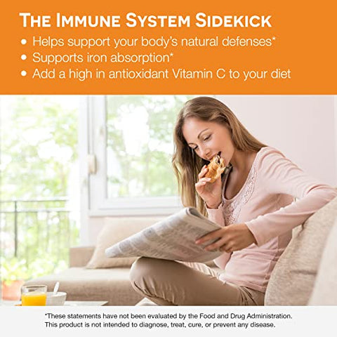 Vitamina C 500 mg, Dissolvível, Sem Açúcar, 1 Mês de Fornecimento - EZ Melts