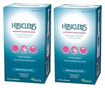 Sabonete Líquido Antimicrobiano para Pele com Bomba de Espuma, 473 ml (Pack com 2 unidades) - Hibiclens