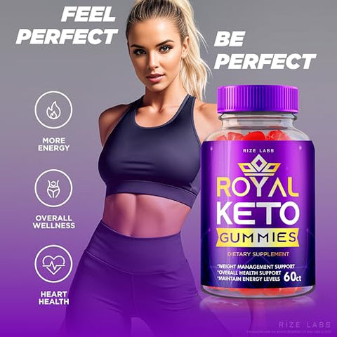 rize labs - (2 Pacotes) Gomas Royal Keto – RoyalKeto ACV Gomas Regal Keto Orgânicas para Apoio à Dieta de Redução de Gordura Abdominal – Perda de Peso Regal para Homens e Mulheres – Gomitas de Vinagre de Maçã Extra