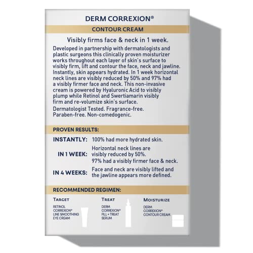 Derm Correxion Creme para Pescoço com Ácido Hialurônico e Retinol Avançado para Firmeza Visível – 50g - RoC
