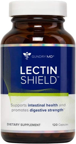 Lectin Shield™: Suplemento para Saúde Intestinal e Fortalecimento Digestivo, 120 Cápsulas - Gundry MD