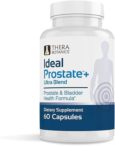 Therabotanics - Advanced Men’s Prostate Support – Ideal Prostate Plus Ultra com Reishi, Saw Palmetto, Licopeno e Mais para Alívio Natural da Próstata