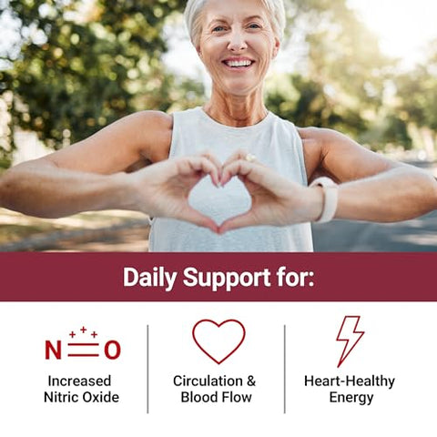 Suplementos Force Factor Total Beets para Suporte à Pressão Arterial com Pó de Beterraba, Mastigáveis de Beterraba Saborosos para Energia Saudável do Coração e Aumento de Óxido Nítrico, 60 Mastigáveis