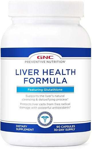 Fórmula de Saúde Hepática Preventiva – 90 Cápsulas | Nutrição para o Fígado - GNC