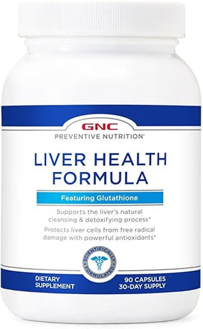 Fórmula de Saúde Hepática Preventiva – 90 Cápsulas | Nutrição para o Fígado - GNC