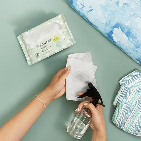 Lenços Umedecidos para Bebês | 100% Algodão Orgânico, Suaves, Descartáveis | 192 Unidades - The Honest Company