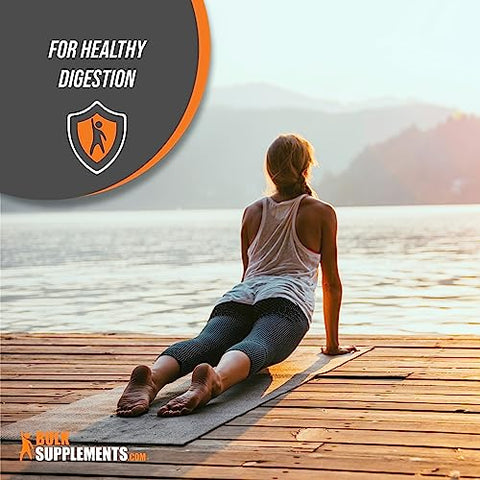 Glucomannan Capsules BulkSupplements.com – Extrato de Raiz de Konjac, Suplementos de Fibra Solúvel, Cápsulas de Raiz de Konjac – 2000mg de Raiz de Konjac – Vegano, 4 Cápsulas por Porção, 240 Veg