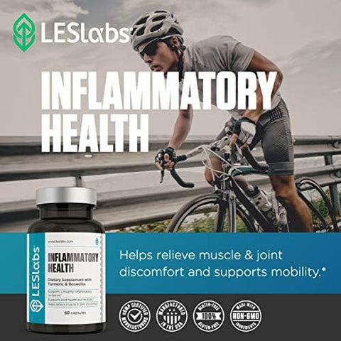 Inflammatory Health – Suporte Articular, Função Muscular | 60 Cápsulas - LES Labs