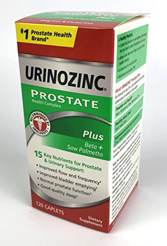 Prostate Plus: Suplemento de Saw Palmetto para a Próstata – 60 cápsulas - Urinozinc