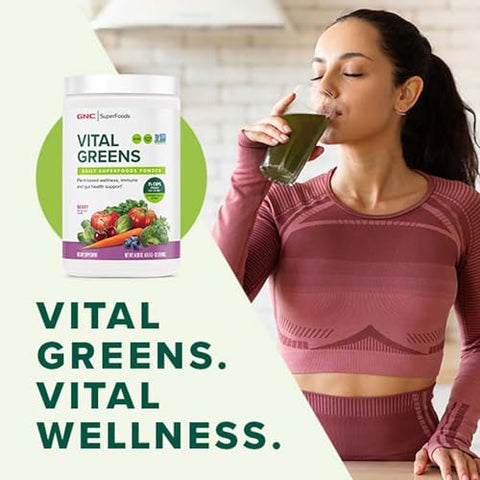 Superfoods Vital Greens – Berry | 30 oz (900 ml) | Superalimentos Essenciais | GNC - GNC