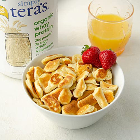 tera's - Tera’s Whey Proteína Orgânica de Soro de Leite, Grama-Fed, Natural, 12 Ounce (340g)