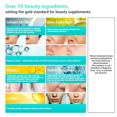 DrBioCare - Colágeno Peptídeos para Mulheres, Vitamina da Beleza – Marca: Primeiro