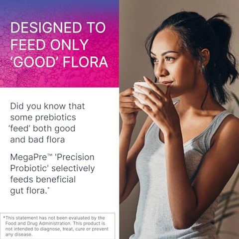 MegaPre em Pó, Abacaxi Laranja Goiaba – Prebiótico de Oligossacarídeos Não Digestíveis para Saúde Intestinal – Suplemento de Saúde Digestiva Precision Prebiotic (5,5g) - Microbiome Labs