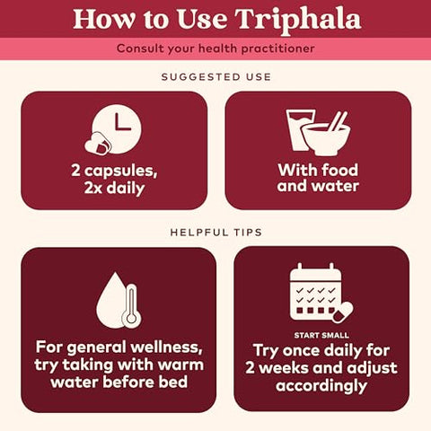 ORGANIC INDIA - Cápsulas Orgânicas Organic India Triphala – Suplemento Herbal com Amla, Bibhitaki, Haritaki, Digestão