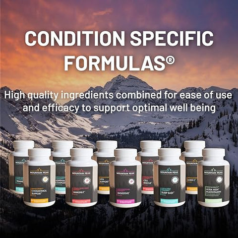 Digestive – Probióticos para Saúde Intestinal | 60 cápsulas | Fórmula avançada | Promove o equilíbrio da flora intestinal | Marca líder em saúde digestiva - Mountain Peak Nutritionals