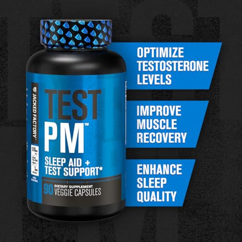 Jacked Factory - Test PM Booster de Testosterona – Aumente sua Energia e Desempenho Masculino