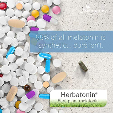 Herbatonin - 0.3mg – Phyto-Melatonina Natural (Melatonina Vegetal) – 90 Cápsulas Veganas (Fornecimento de 90 Dias) Baixa Dose, Auxílio Natural para o Sono e Suporte ao Ritmo Circadiano