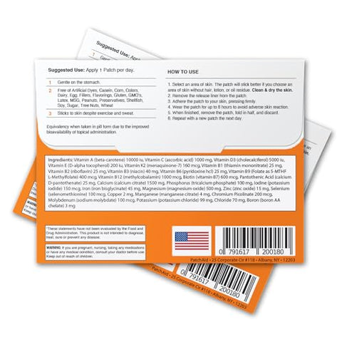 Patch Aid - PatchAid Multi Plus – Adesivo Tópico 30 Dias de Fornecimento – Fórmula Avançada